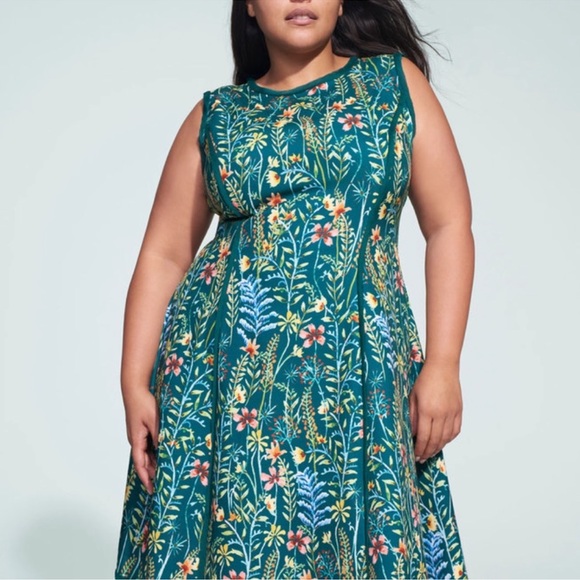 Jason Wu x Eloquii Chiffon Trim So Little Thyme Dress - Picture 2 of 4